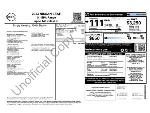 Used 2023 Nissan Leaf S FWD image 16