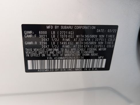 Used 2022 Subaru Ascent Limited w/ Technology Package image 40