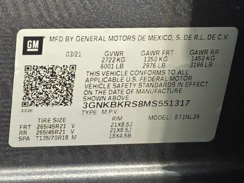 Used 2021 Chevrolet Blazer RS w/ Enhanced Convenience Package AWD/4WD image 78