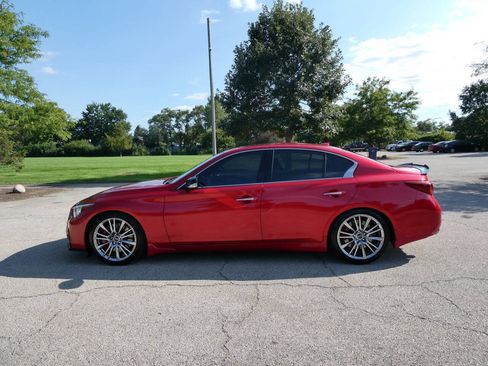 Used 2019 INFINITI Q50 Red Sport 400 w/ Sensory Package AWD/4WD image 8