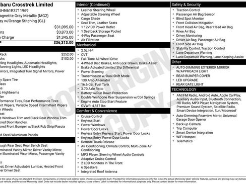 Used 2024 Subaru Crosstrek 2.5i Limited image 15