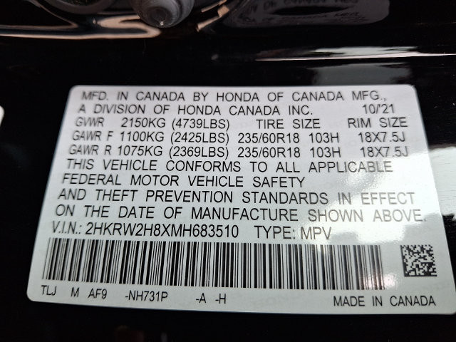 Used 2021 Honda CR-V EX-L image 28