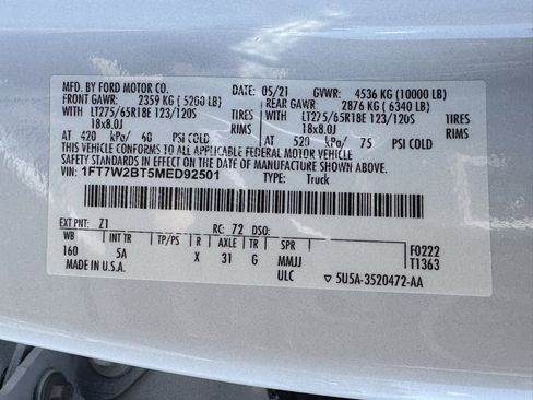 Used 2021 Ford F250 Lariat w/ Lariat Value Package image 47