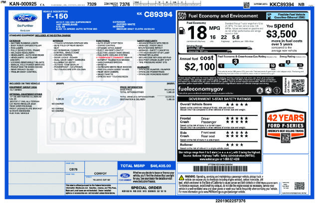 Used 2019 Ford F150 XLT AWD/4WD image 2