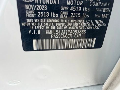 Used 2023 Hyundai Sonata Limited w/ Cargo Package FWD image 14