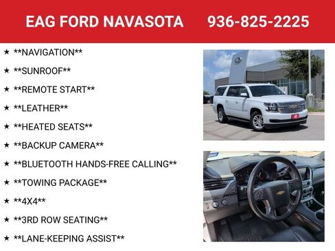 Used 2017 Chevrolet Suburban LT AWD/4WD image 4