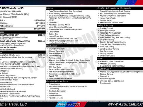 Used 2023 BMW i4 eDrive35 w/ Premium Package RWD image 3