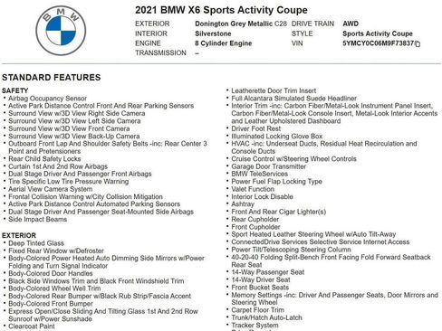 Used 2021 BMW X6 M w/ Competition Package image 34