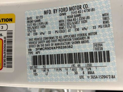 Used 2023 Ford Bronco Sport Badlands AWD/4WD image 11