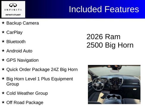 Used 2026 RAM 2500 Big Horn AWD/4WD image 2