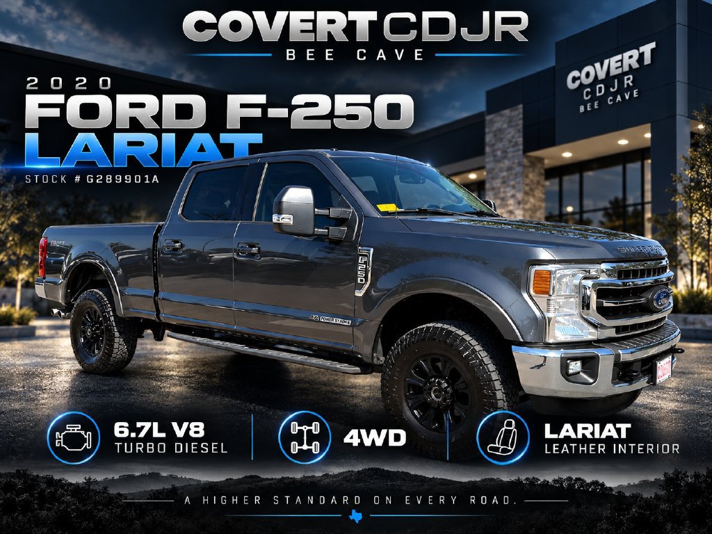 Used 2020 Ford F250 Lariat w/ Tremor Off-Road Package AWD/4WD 360° Tour