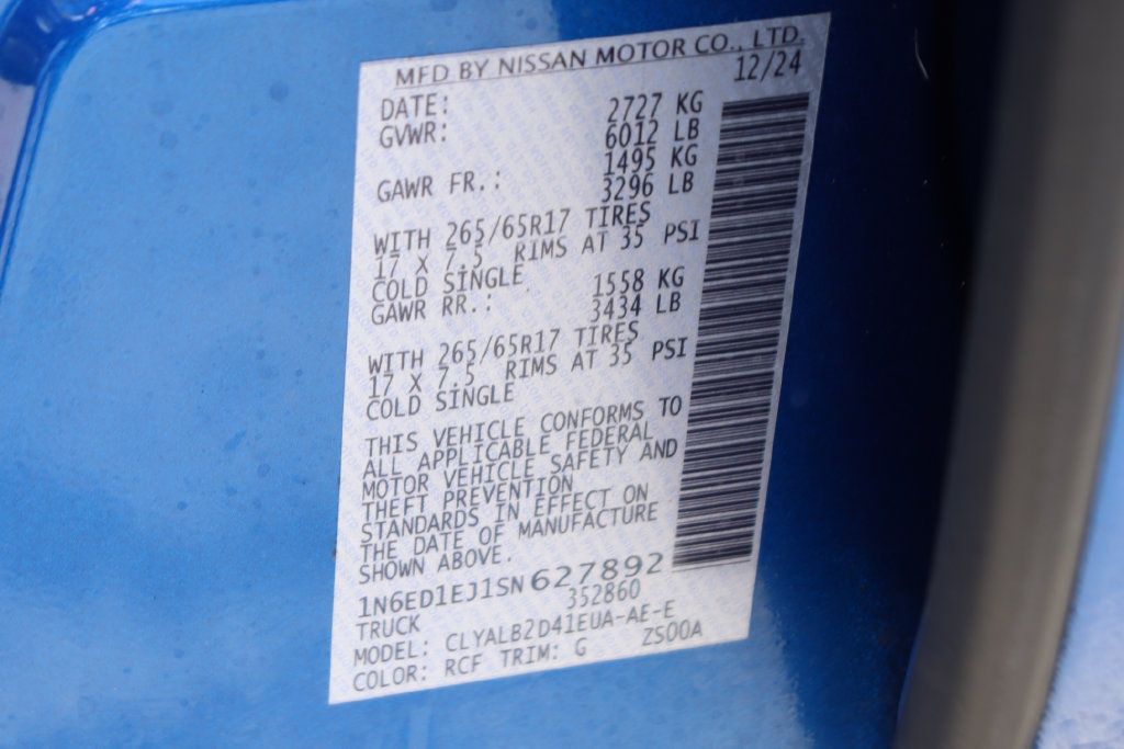 Used 2025 Nissan Frontier SV RWD image 46