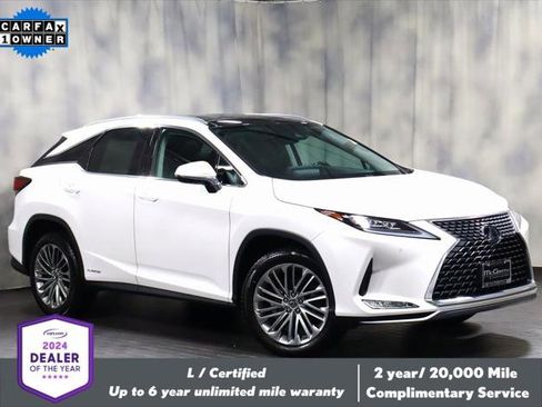 Certified 2020 Lexus RX 450h AWD w/ Luxury Package image 1