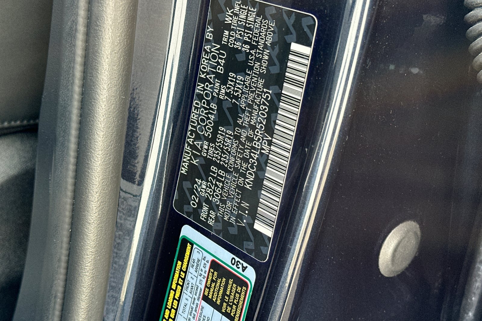 Certified 2024 Kia EV6 Light RWD image 34