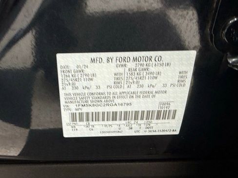 Certified 2024 Ford Explorer ST w/ Equipment Group 401A AWD/4WD image 47