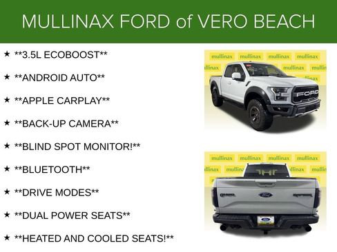 Used 2017 Ford F150 Raptor w/ Equipment Group 802A Luxury AWD/4WD image 5