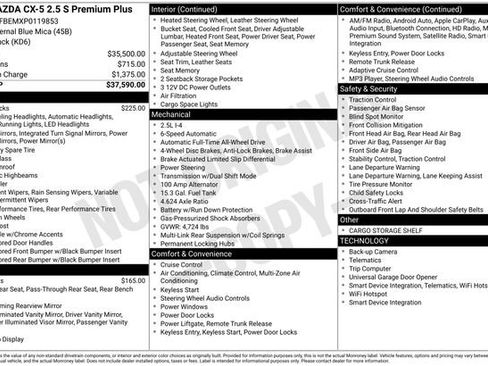 Used 2023 MAZDA CX-5 AWD 2.5 S w/ Premium Plus Pkg image 15