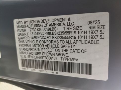 New 2026 Honda Odyssey Touring image 30