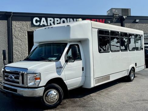 Used 2018 Ford E-450 and Econoline 450 Super Duty w/ Shuttle Bus Prep Package image 1