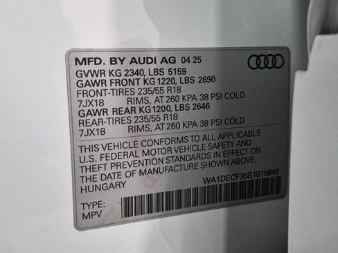 Certified 2025 Audi Q3 2.0T Premium w/ Convenience Package AWD/4WD image 24