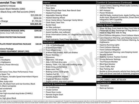 New 2026 Chevrolet Trax RS FWD image 23