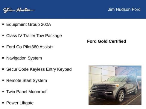 Used 2022 Ford Explorer XLT w/ Equipment Group 202A image 9