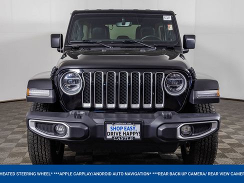 Used 2022 Jeep Wrangler Unlimited Sahara w/ LED Lighting Group AWD/4WD image 7