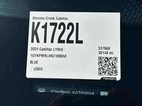 Certified 2024 Cadillac Lyriq Tech w/ Driver Assist Package AWD/4WD image 50