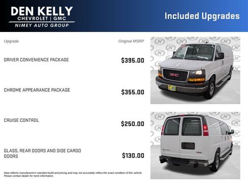 Used 2025 GMC Savana 2500 w/ Driver Convenience Package RWD image 3