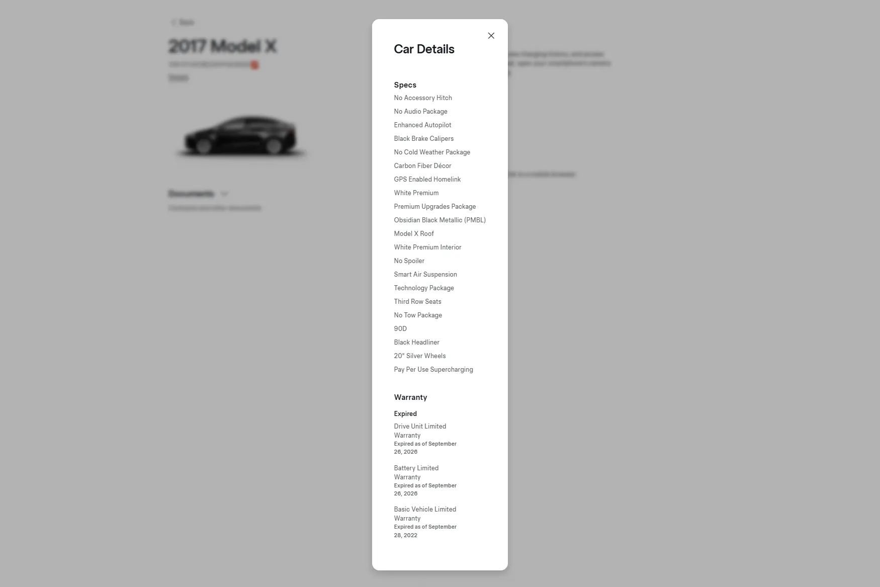 Used 2017 Tesla Model X 90D AWD/4WD image 4