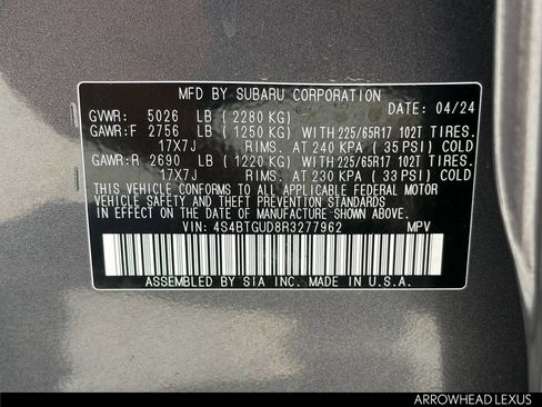 Used 2024 Subaru Outback Wilderness AWD/4WD image 35