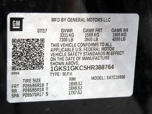 Used 2017 GMC Yukon XL SLT image 7