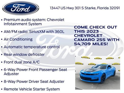 Used 2023 Chevrolet Camaro SS RWD image 22