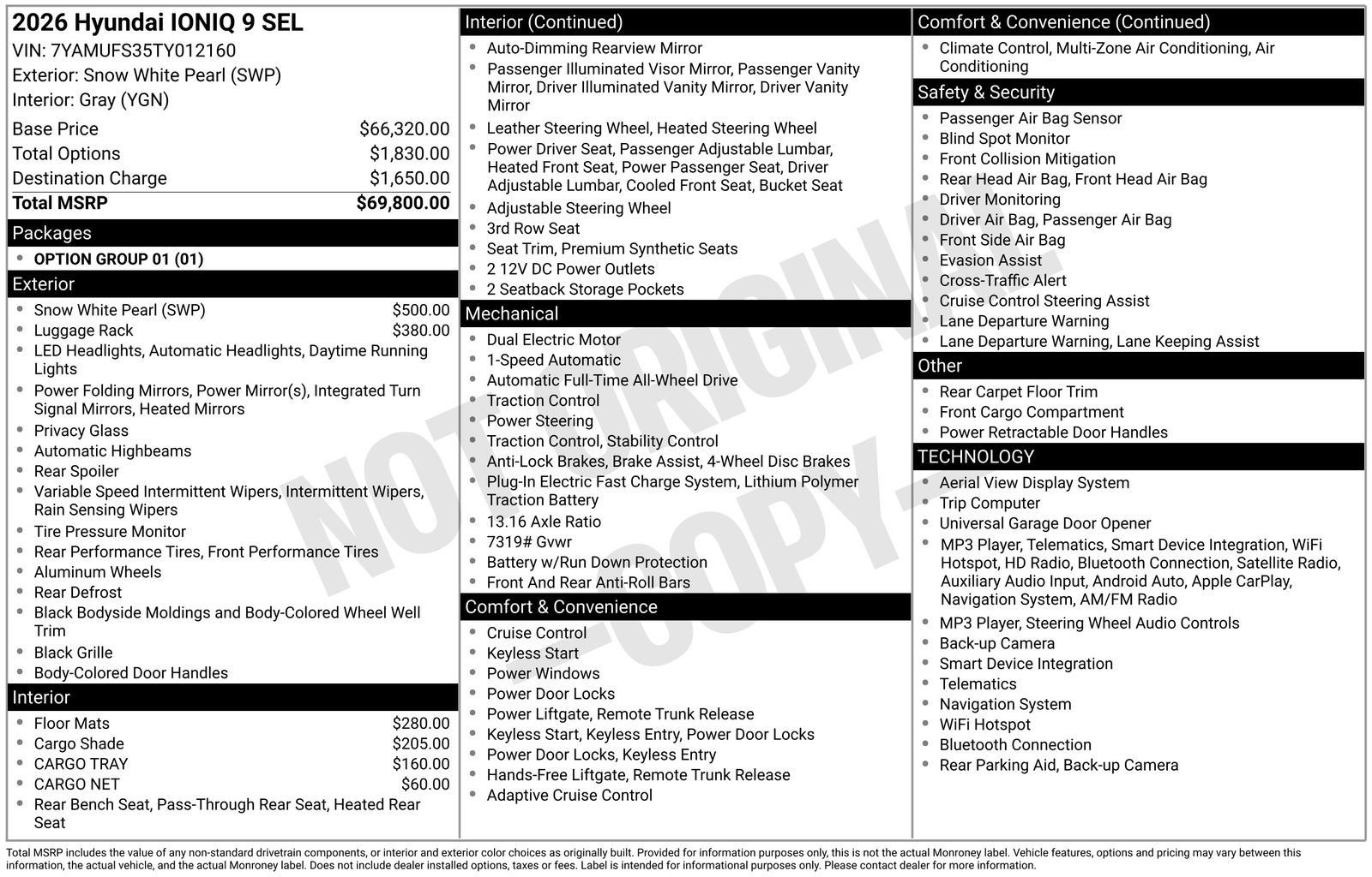New 2026 Hyundai Ioniq 9 SEL AWD/4WD image 20