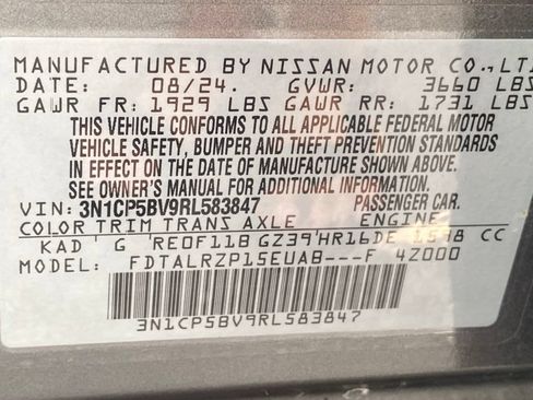 Used 2024 Nissan Kicks S FWD image 39