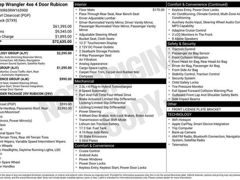 Used 2024 Jeep Wrangler Unlimited Rubicon 4xe w/ Technology Group image 22