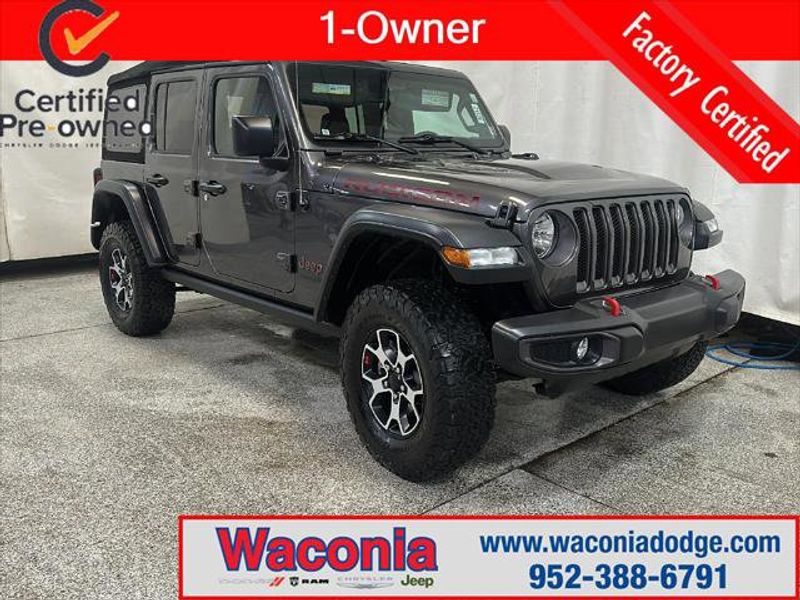 Certified 2022 Jeep Wrangler Unlimited Rubicon w/ Cold Weather Group image 1