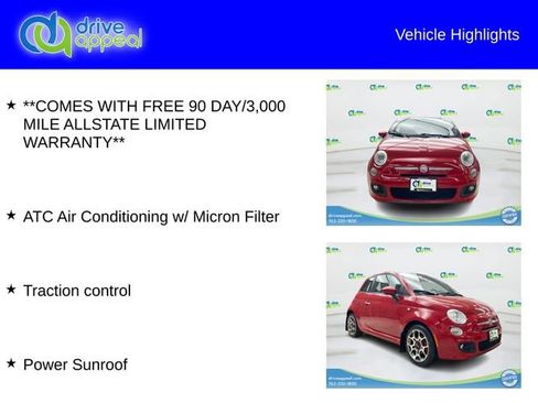 Used 2012 FIAT 500 Sport w/ Safety & Convenience Pkg FWD image 6