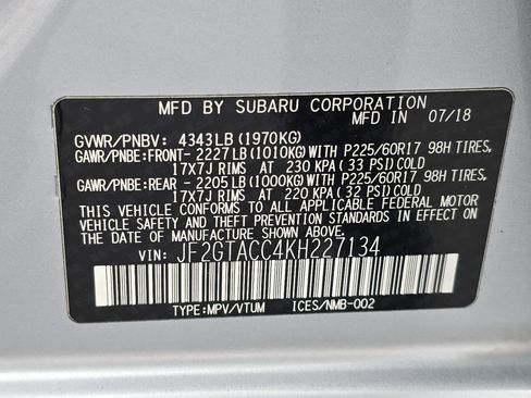 Used 2019 Subaru Crosstrek 2.0i Premium image 34