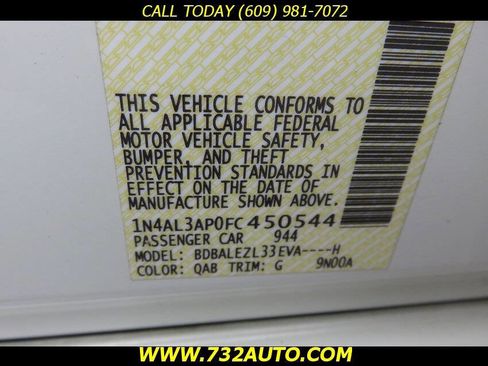 Used 2015 Nissan Altima 2.5 S w/ Power Driver Seat Package image 32