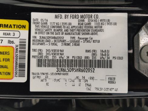 Used 2017 Lincoln MKZ Select w/ Select Plus Package image 33