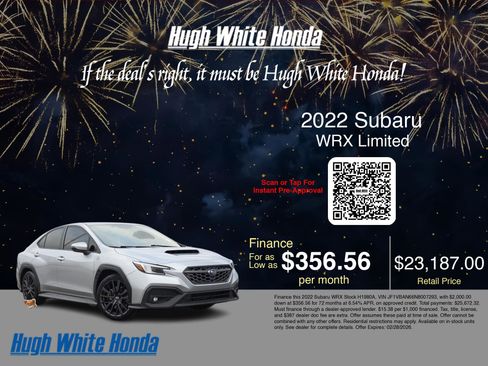 Used 2022 Subaru WRX Limited image 3