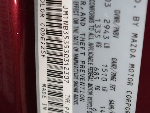 Used 2003 MAZDA MX-5 Miata image 33