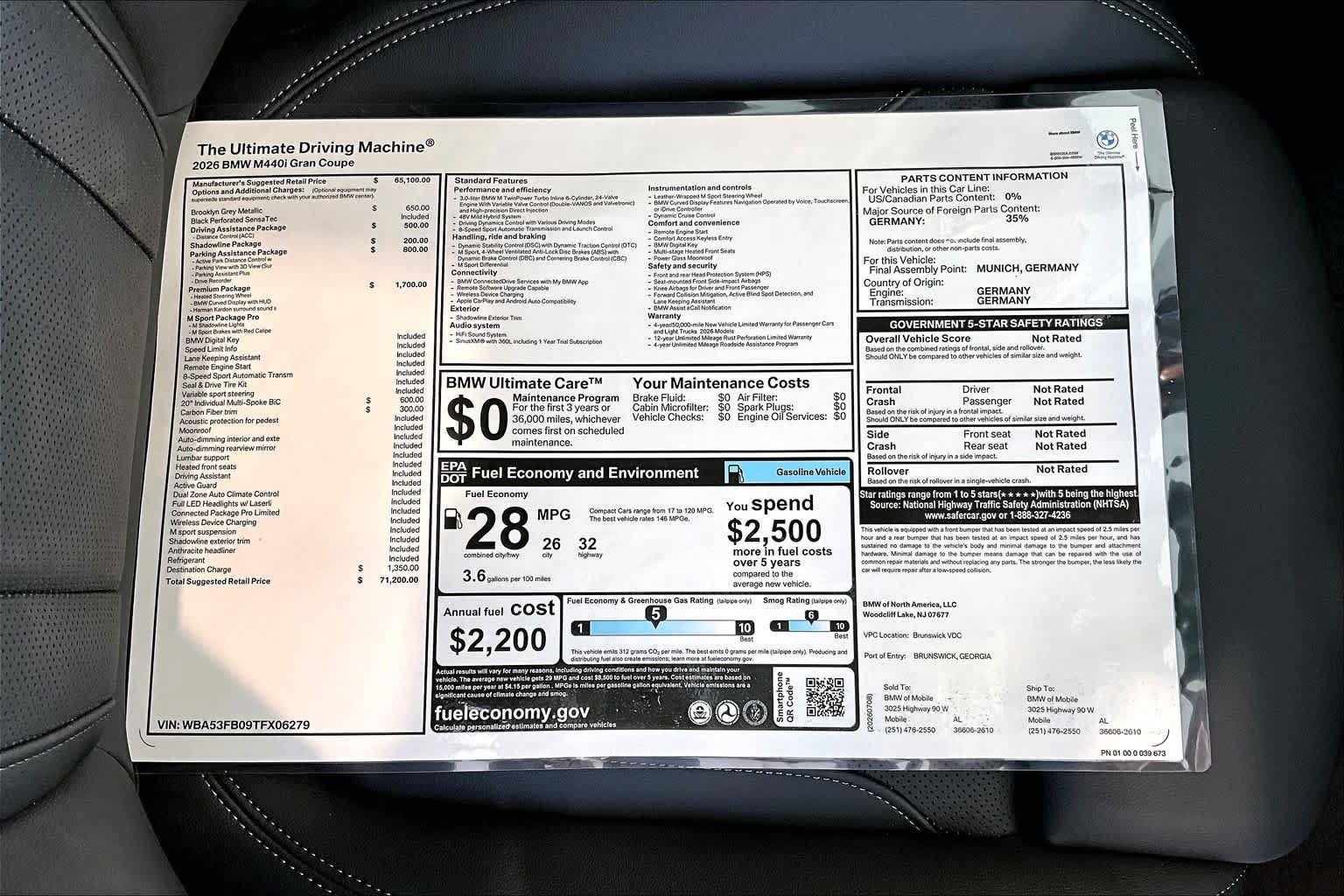 New 2026 BMW M440i w/ Premium Package RWD image 20
