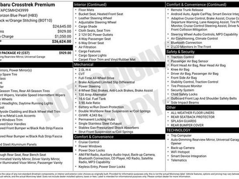 Used 2021 Subaru Crosstrek 2.0i Premium w/ Popular Package #2 image 25