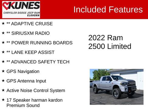Used 2022 RAM 2500 Limited AWD/4WD image 3