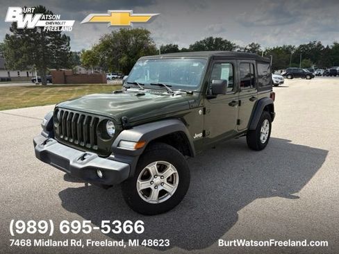 Used 2021 Jeep Wrangler Unlimited Sport AWD/4WD image 1