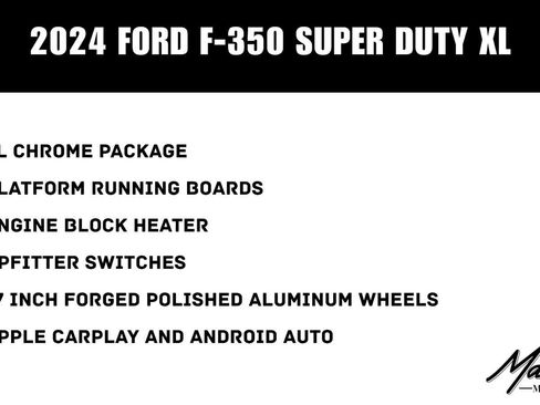 Used 2024 Ford F350 XL w/ XL Chrome Package AWD/4WD image 2