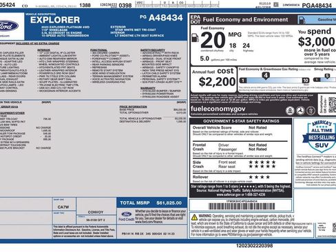 Used 2023 Ford Explorer Platinum w/ Technology Package AWD/4WD image 35