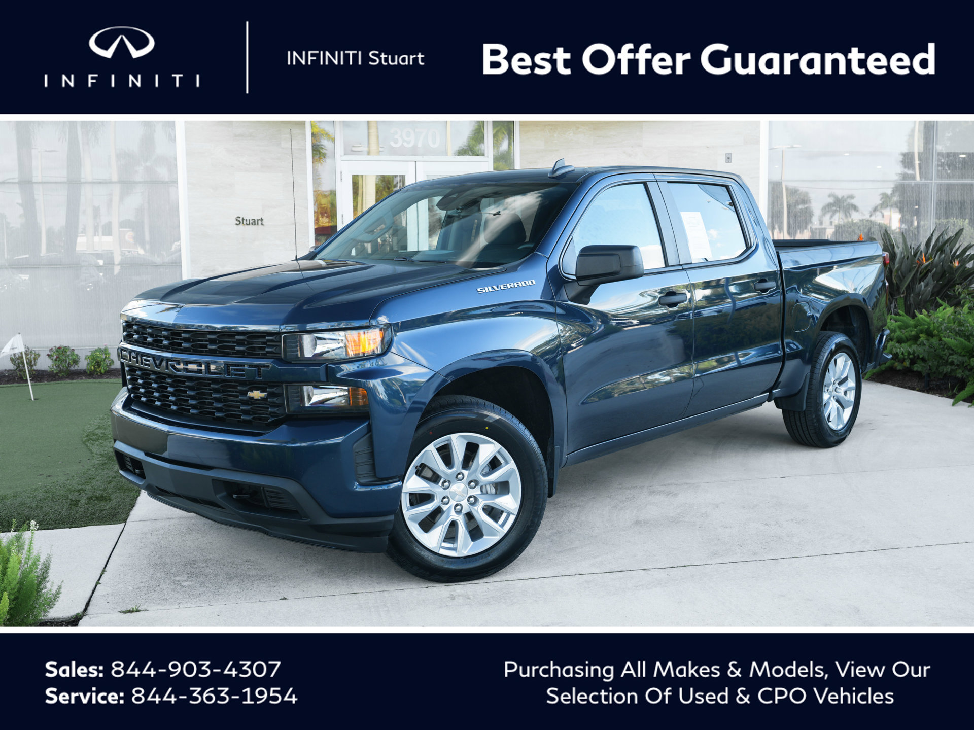 Used 2021 Chevrolet Silverado 1500 Custom w/ Safety Confidence Package RWD 360° Tour